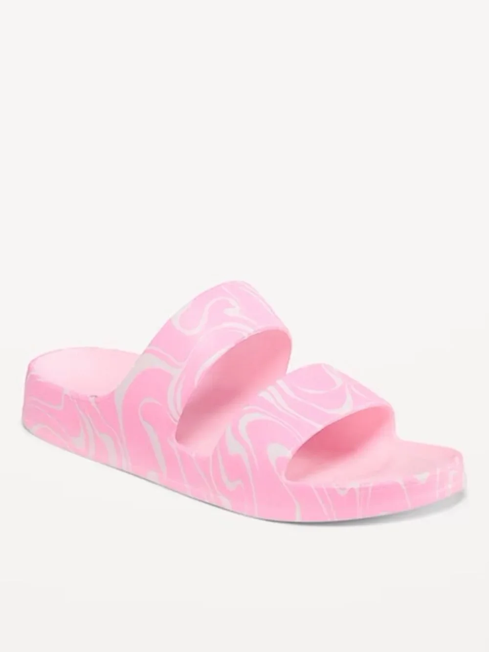 Old Navy pink slide sandals 1/2